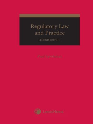 cover image of Regulatory Law and Practice